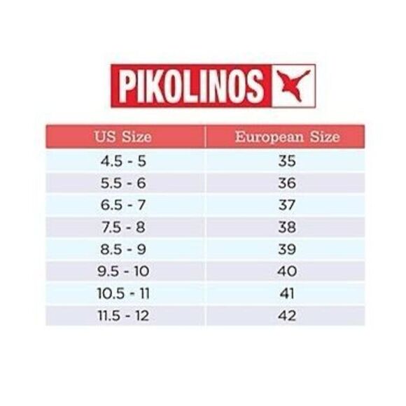 Pikolinos $170 Granada W0w 1985c1 Leather Mary Jane Closed Toe Sandals Womens Si - Picture 15 of 15